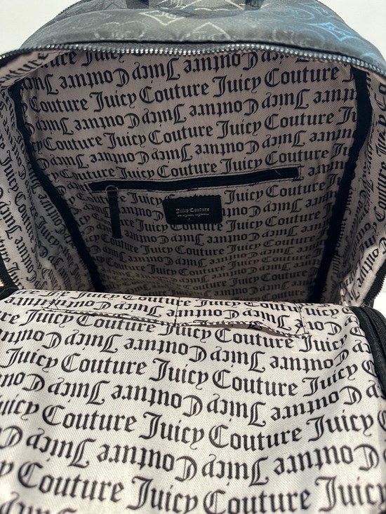 NWT Juicy Couture Extra-Large Black Travel Laptop Backpack with Travel Loop. main image 8